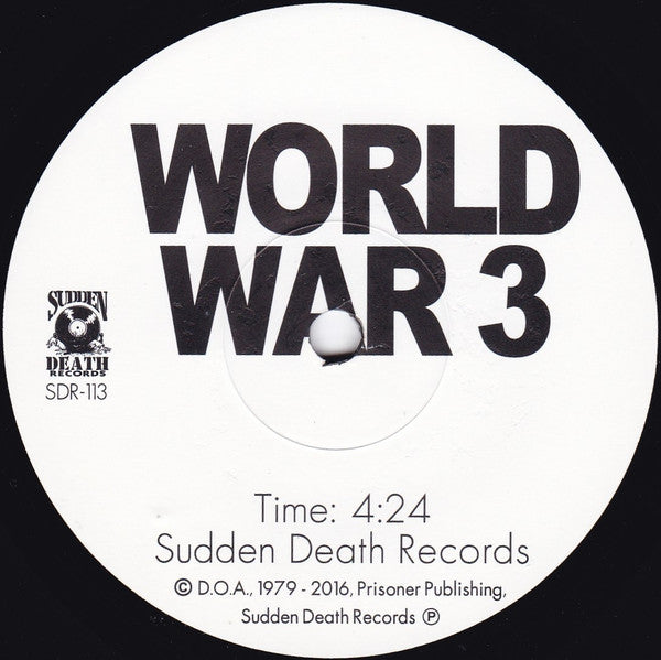 D.O.A. - World War 3 (7" Single)