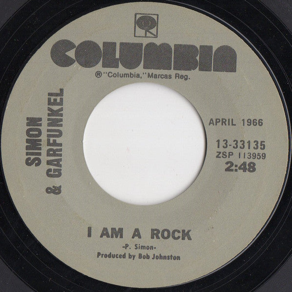 Simon & Garfunkel - I Am A Rock / Scarborough Fair (7" Single)