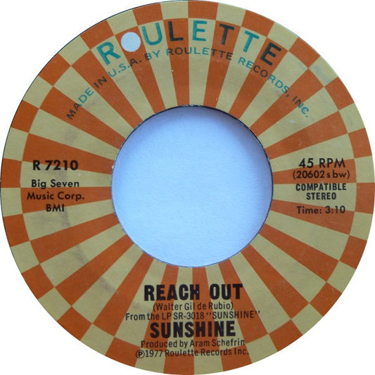 Sunshine - Reach Out (7" Single)
