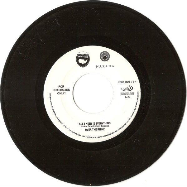 Over The Rhine - All I Need Is Everything (7" Single)