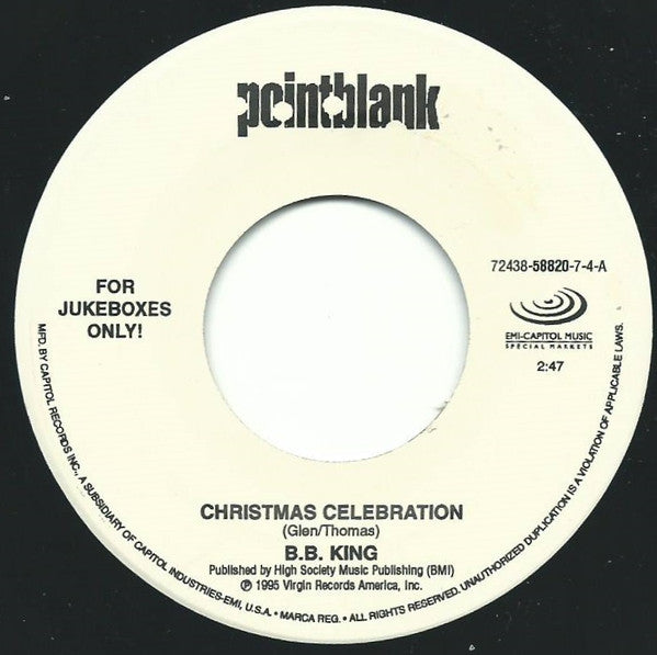 B.B. King / Hadda Brooks - Christmas Celebration / White Christmas (7" Single)