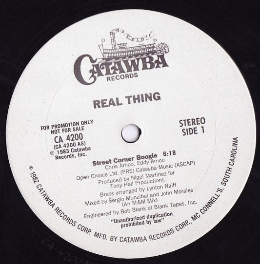 The Real Thing - Street Corner Boogie (12" Single, Promo)