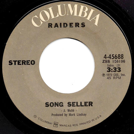 Raiders - Song Seller (7" Single)