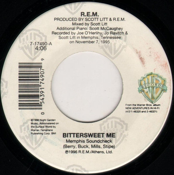 R.E.M. - Bittersweet Me (7" Single)