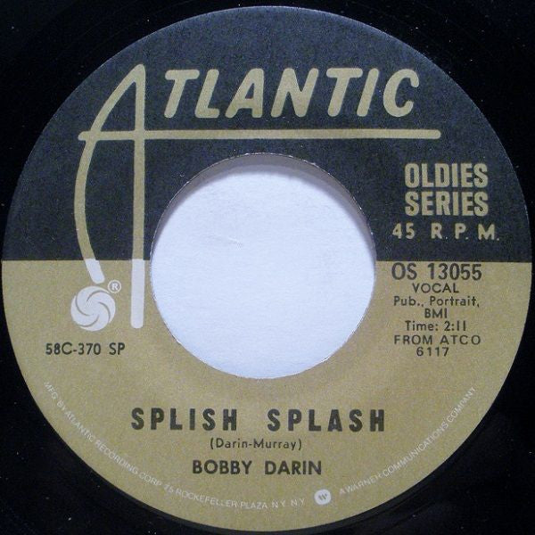 Bobby Darin - Splish Splash / Queen Of The Hop (7" Single)