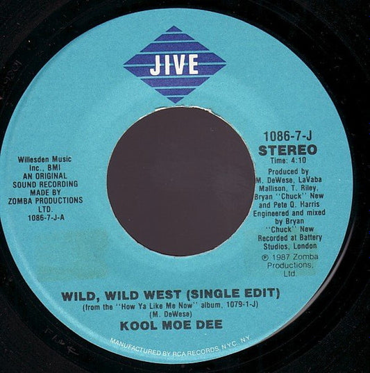 Kool Moe Dee - Wild, Wild West (7" Single)