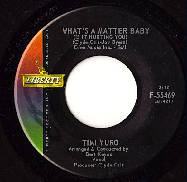 Timi Yuro - What's A Matter Baby / Thirteenth Hour