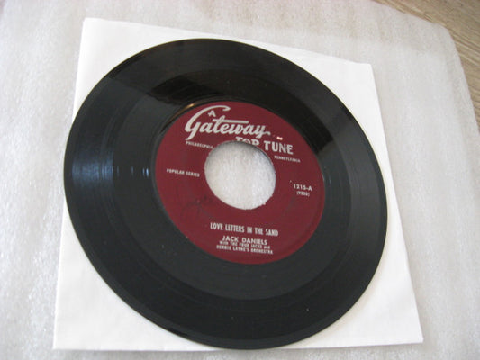 Jack Daniels W/ The The Four Jacks - Love Letters In The Sand / Dark Moon