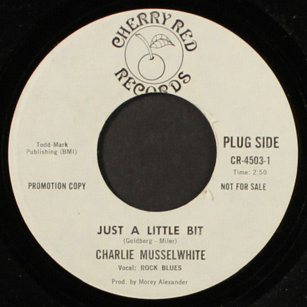 Charlie Musselwhite - Just A Little Bit (7" Single, Promo)