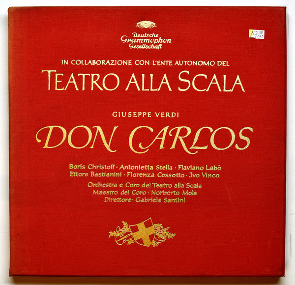 Verdi, Orchestra Del Teatro Alla Scala, Santini - Don Carlos