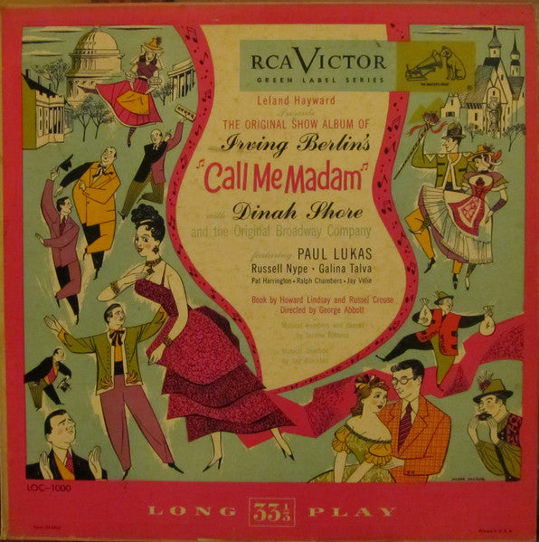 Dinah Shore - Call Me Madam - Original Show Album