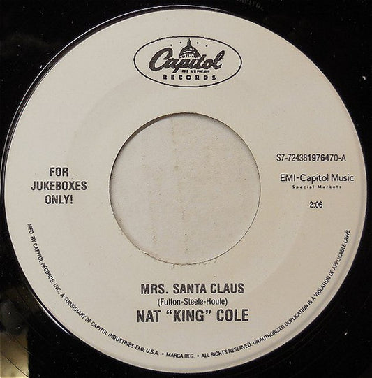 Nat King Cole - Mrs. Santa Claus (7" Single)