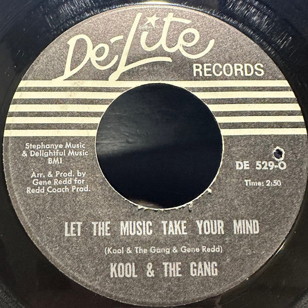 Kool & The Gang - Let The Music Take Your Mind (7" Single, Promo)