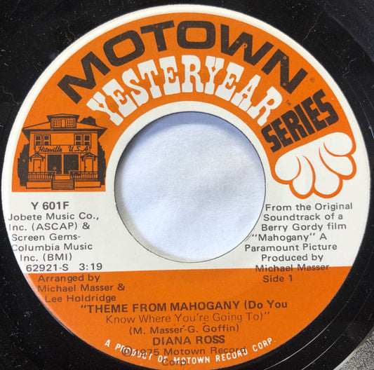 Diana Ross - Theme From Mahogany (Do You Know Where You're Going To)