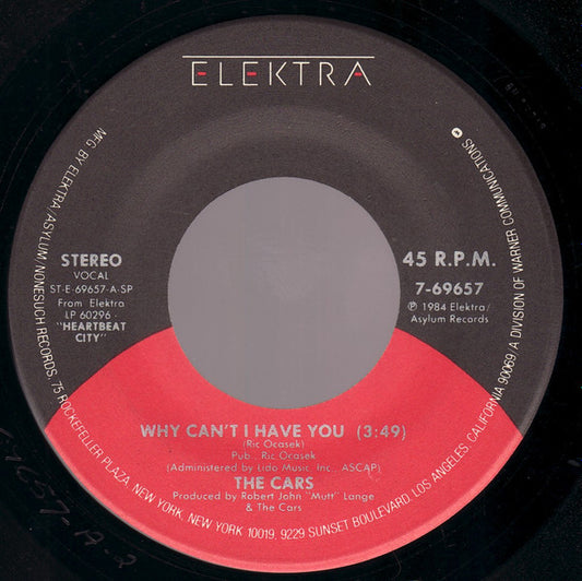 The Cars - Why Can't I Have You (7" Single)
