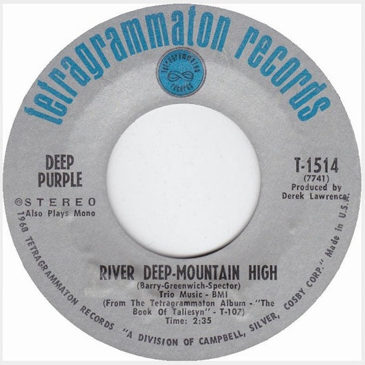 Deep Purple - River Deep - Mountain High / Listen, Learn… (7" Single)