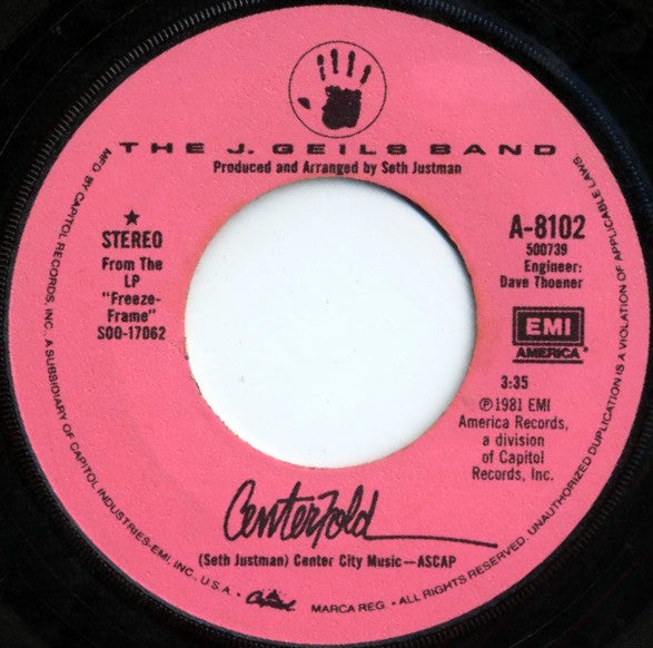 The J. Geils Band - Centerfold