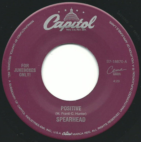 Spearhead - Positive (7" Single)