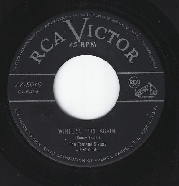 The Fontane Sisters - Winter's Here Again / Lonesome Road