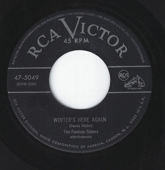 The Fontane Sisters - Winter's Here Again / Lonesome Road