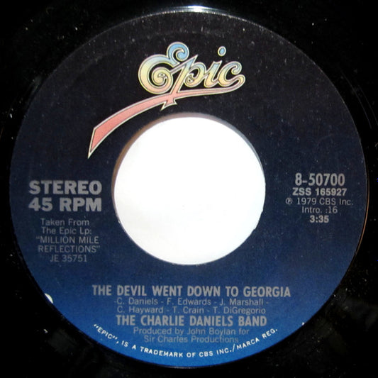 The Charlie Daniels Band - The Devil Went Down To Georgia (7" Single)