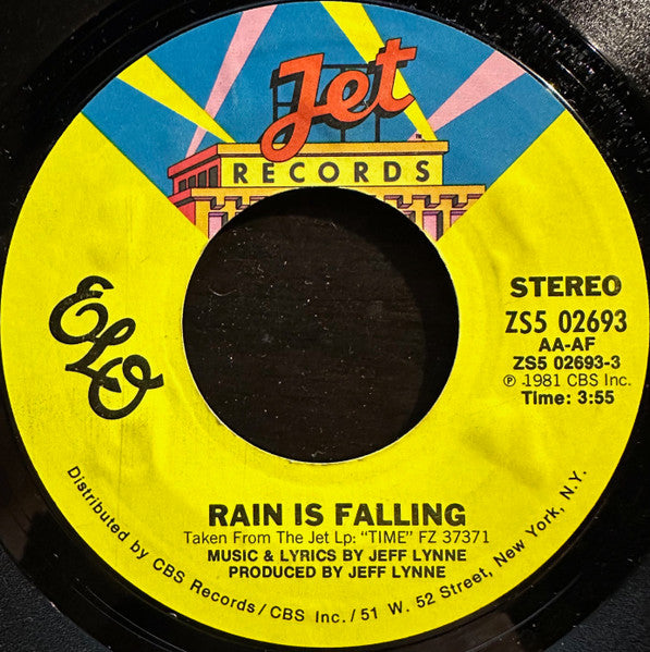 Electric Light Orchestra - Rain Is Falling (7" Single)