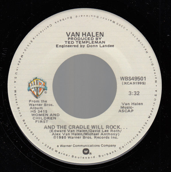 Van Halen - And The Cradle Will Rock... (7" Single)