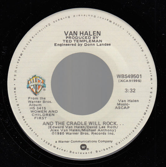 Van Halen - And The Cradle Will Rock... (7" Single)