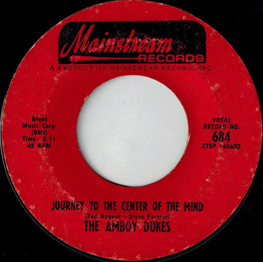 The Amboy Dukes - Journey To The Center Of The Mind (7" Single)