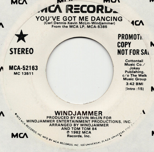 Windjammer - You've Got Me Dancing (7" Single, Promo)