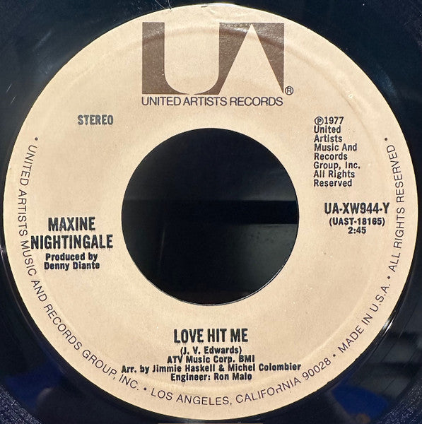 Maxine Nightingale - Love Hit Me (7" Single)