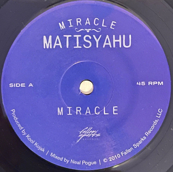 Matisyahu - Miracle (7" Single, RSD)