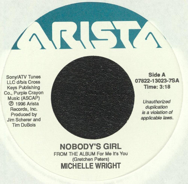 Michelle Wright - Nobody's Girl (7" Single)