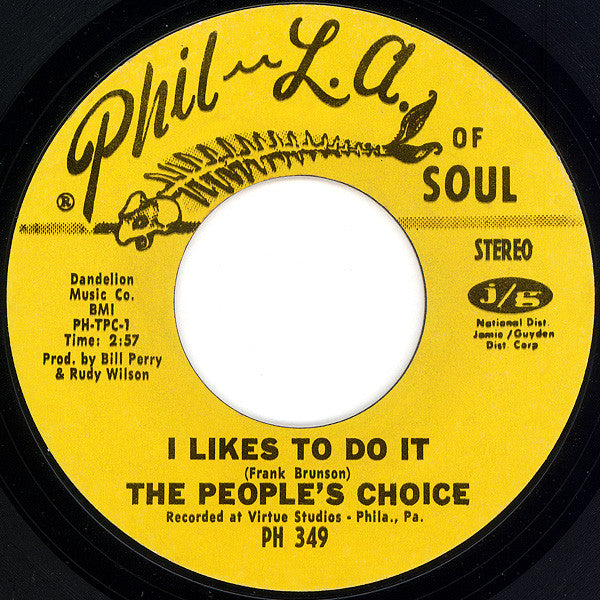 People's Choice - I Likes To Do It (7" Single)