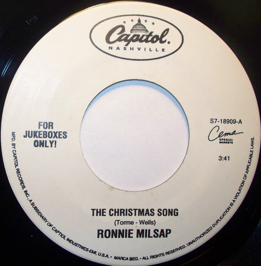 Ronnie Milsap - The Christmas Song (7" Single)