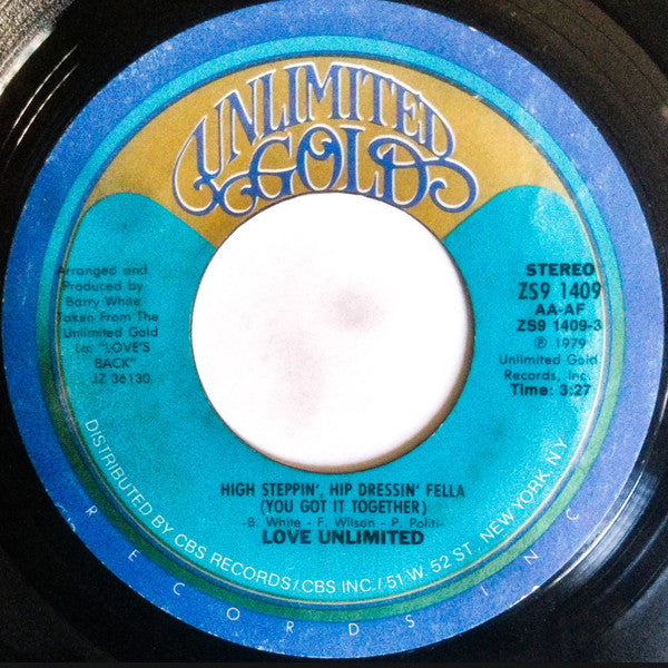 Love Unlimited - High Steppin', Hip Dressin' Fella (7" Single)
