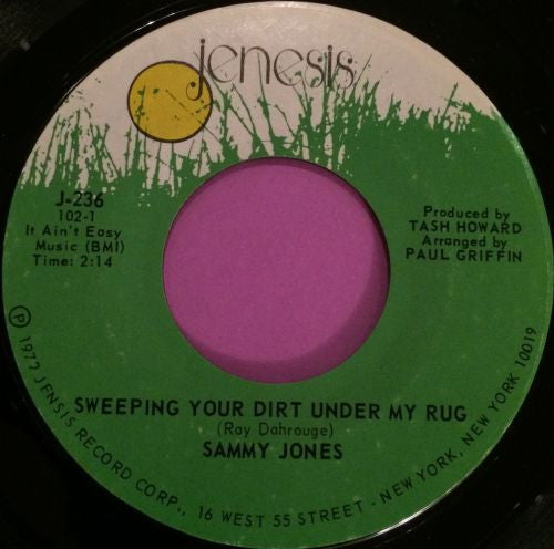Sammy Jones - Sweeping Your Dirt Under My Rug (7" Single)