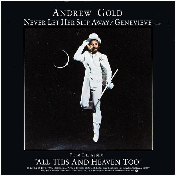Andrew Gold - Never Let Her Slip Away (7" Single)