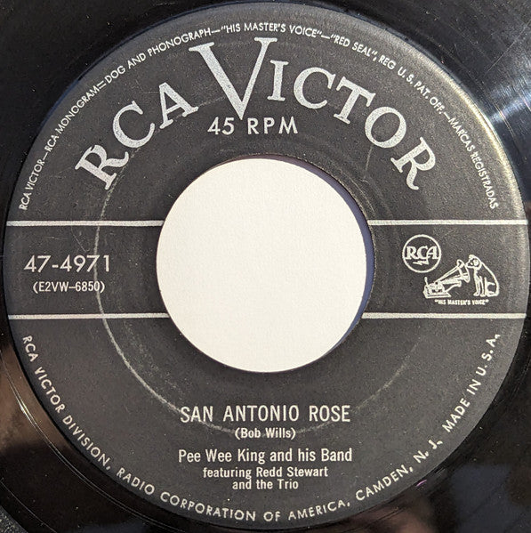 Pee Wee King & His Band - San Antonio Rose / Varsoviana