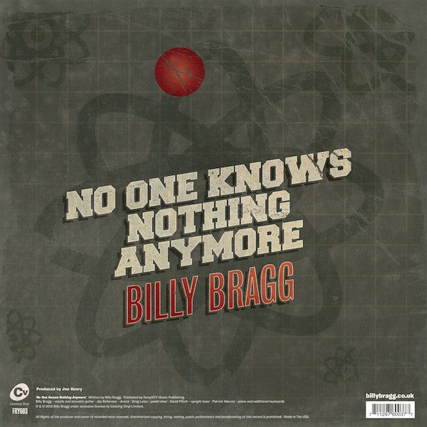 Billy Bragg - No One Knows Nothing Anymore (7" Single, RSD, White)