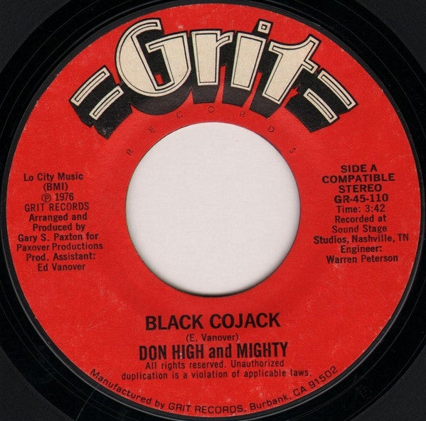 Don High And Mighty - Black Cojack / Love It Comes In All Colors (7" Single)
