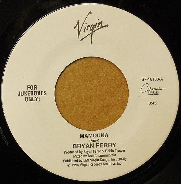 Bryan Ferry - Mamouna (7" Single)