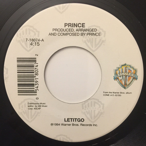 Prince - Letitgo (7" Single)