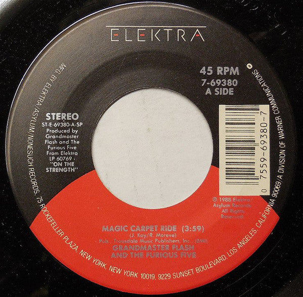 Grandmaster Flash & The Furious Five - Magic Carpet Ride (7" Single)