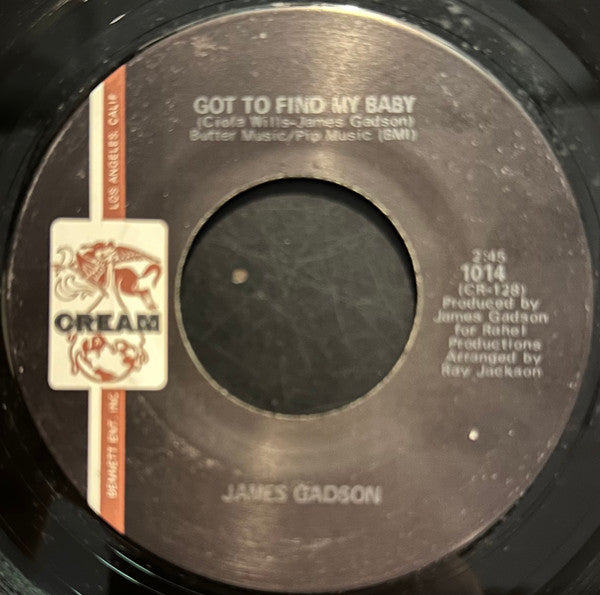 James Gadson - Got To Find My Baby / Let The Feeling Belong (7" Single)