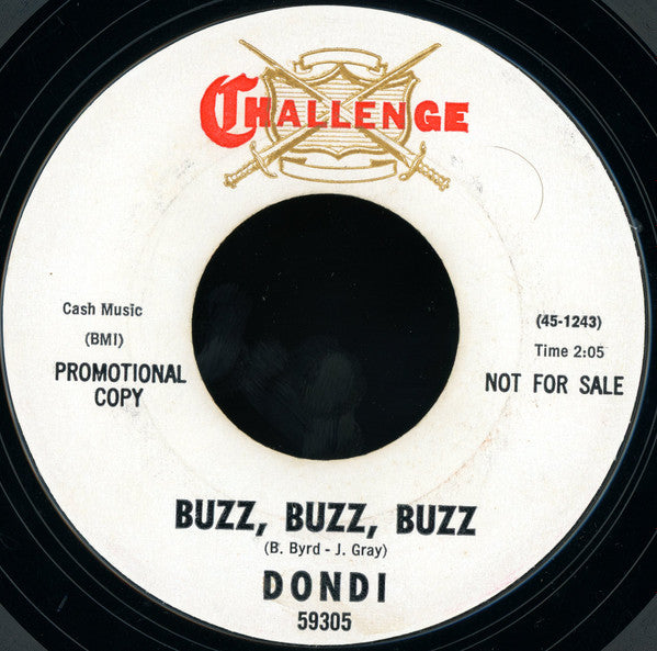 Dondi - Buzz, Buzz, Buzz / S & L (7" Single, Promo)