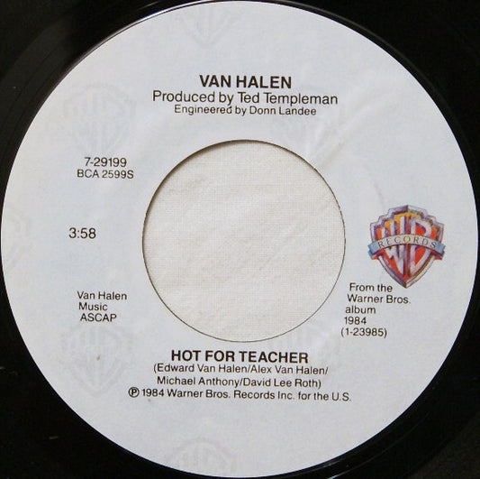 Van Halen - Hot For Teacher (7" Single)
