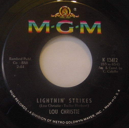 Lou Christie - Lightnin' Strikes