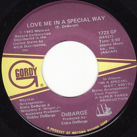 DeBarge - Love Me In A Special Way (7" Single)