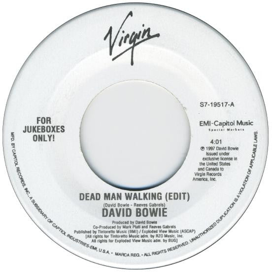David Bowie - Dead Man Walking (7" Single)